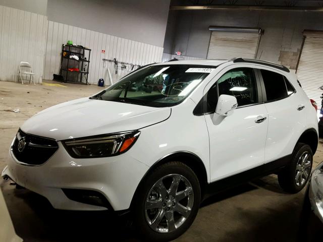 KL4CJGSB2HB136139 - 2017 BUICK ENCORE ESS WHITE photo 2