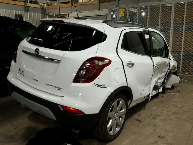 KL4CJGSB2HB136139 - 2017 BUICK ENCORE ESS WHITE photo 4