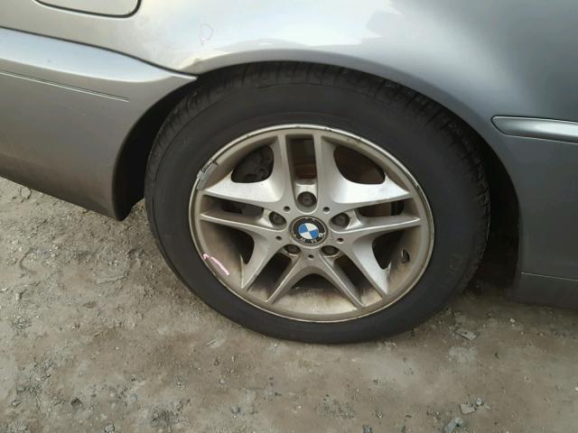 WBABW33414PL27587 - 2004 BMW 325 CI GRAY photo 9