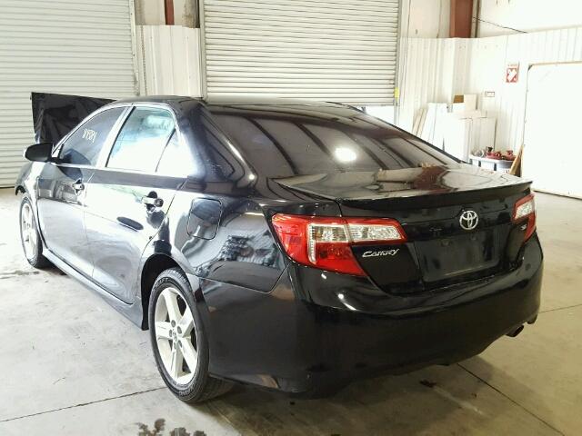 4T1BF1FK5EU356946 - 2014 TOYOTA CAMRY L BLACK photo 3