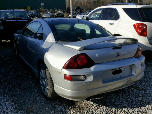 4A3AC54H81E095997 - 2001 MITSUBISHI ECLIPSE GT SILVER photo 3