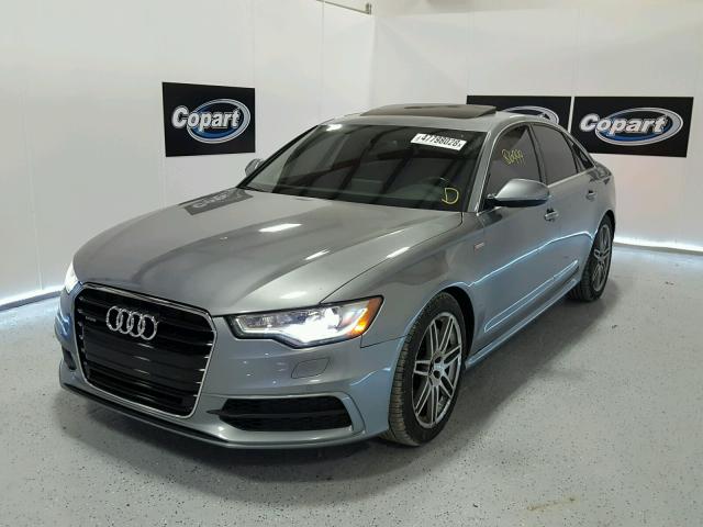 WAUHGAFC7CN115463 - 2012 AUDI A6 PRESTIG GRAY photo 2