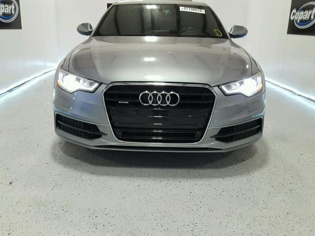 WAUHGAFC7CN115463 - 2012 AUDI A6 PRESTIG GRAY photo 9