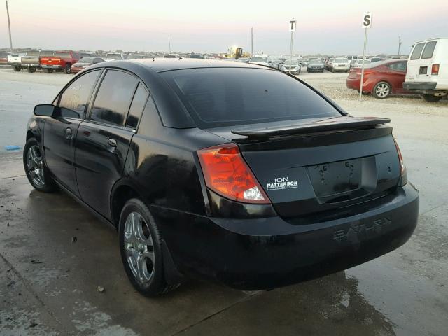 1G8A152F15Z138931 - 2005 SATURN ION LEVEL BLACK photo 3