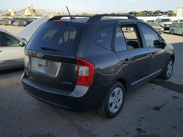 KNAFG526997252450 - 2009 KIA RONDO LX CHARCOAL photo 4