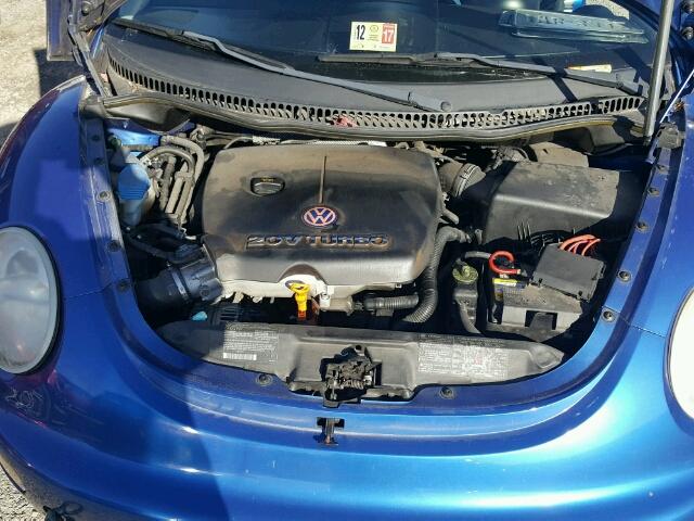 3VWCD21C03M440403 - 2003 VOLKSWAGEN NEW BEETLE 蓝色 照片 7