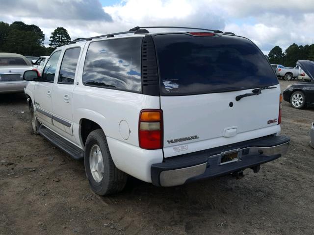 3GKEC16Z73G278391 - 2003 GMC YUKON XL C WHITE photo 3