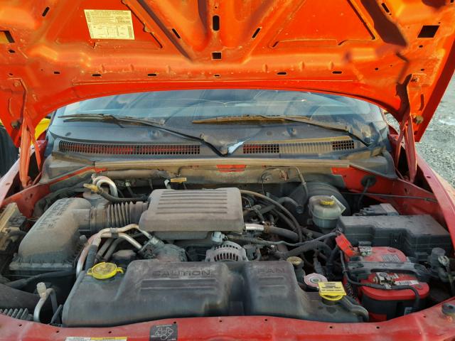 1B7HG38N02S540505 - 2002 DODGE DAKOTA QUA RED photo 7