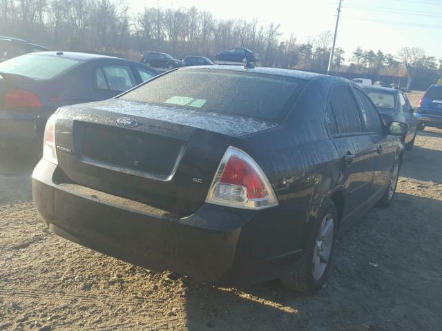 3FAHP07Z29R115074 - 2009 FORD FUSION SE BLACK photo 4