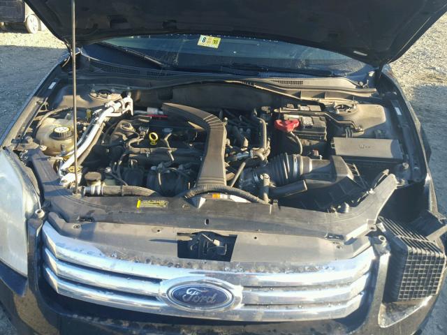 3FAHP07Z29R115074 - 2009 FORD FUSION SE BLACK photo 7