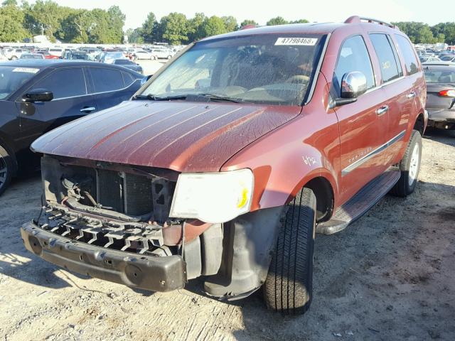 1A8HX582X7F509000 - 2007 CHRYSLER ASPEN LIMI ORANGE photo 2