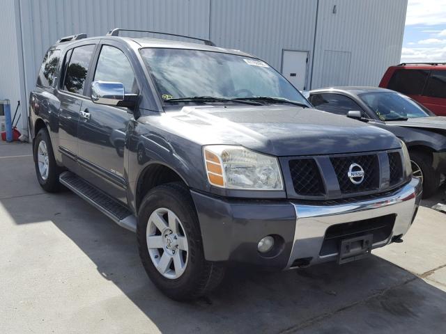 5N1AA08B14N715171 - 2004 NISSAN ARMADA SE BLACK photo 1