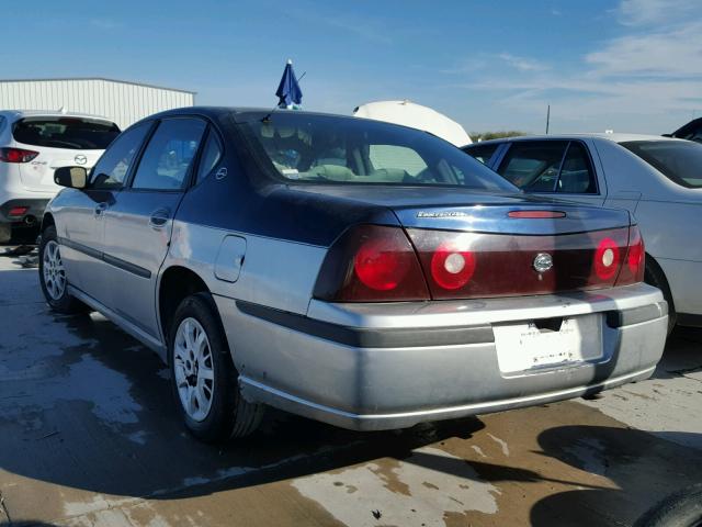 2G1WF52E919114111 - 2001 CHEVROLET IMPALA TWO TONE photo 3