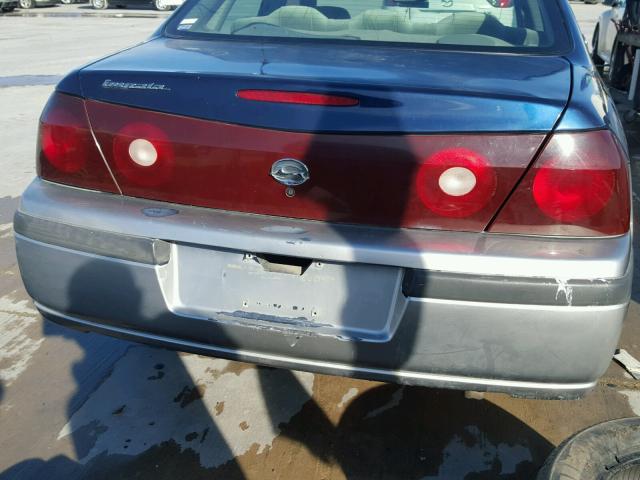 2G1WF52E919114111 - 2001 CHEVROLET IMPALA TWO TONE photo 9