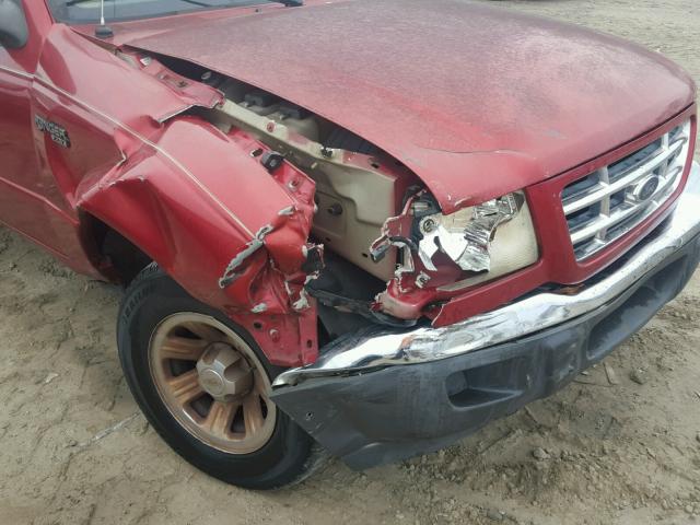 1FTYR14U11TA67282 - 2001 FORD RANGER SUP RED photo 9