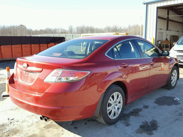 1YVHZ8BH9A5M03791 - 2010 MAZDA 6 I RED photo 4