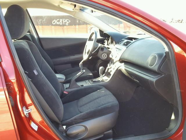 1YVHZ8BH9A5M03791 - 2010 MAZDA 6 I RED photo 5