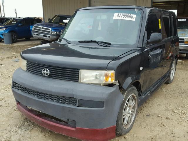 JTLKT324854007459 - 2005 TOYOTA SCION XB შავი ფოტო 2