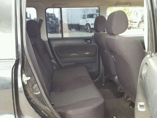 JTLKT324854007459 - 2005 TOYOTA SCION XB შავი ფოტო 6