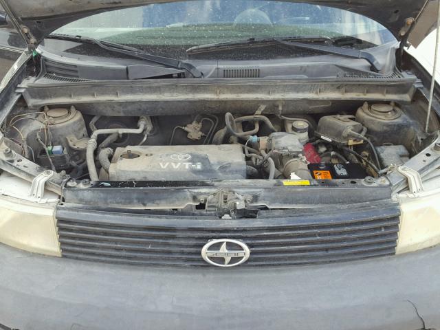 JTLKT324854007459 - 2005 TOYOTA SCION XB შავი ფოტო 7