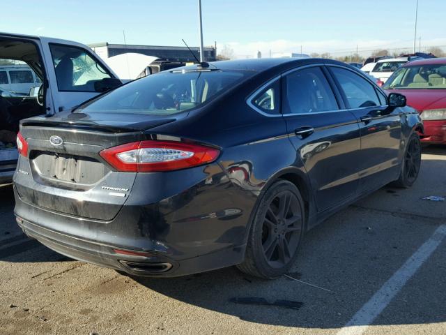 3FA6P0K98DR359769 - 2013 FORD FUSION TIT BLACK photo 4