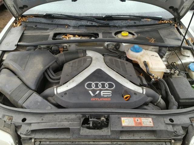 WAUXD68DX1A129420 - 2001 AUDI S4 AVANT Q SILVER photo 7