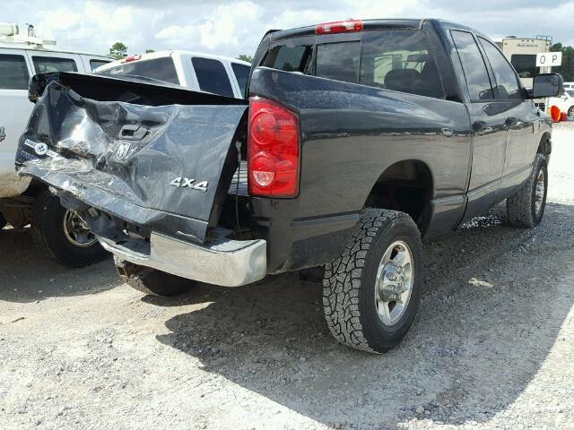 3D7KS28A48G227605 - 2008 DODGE RAM 2500 S შავი ფოტო 4