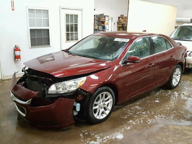 1G11C5SL0FF110173 - 2015 CHEVROLET MALIBU 1LT MAROON photo 2