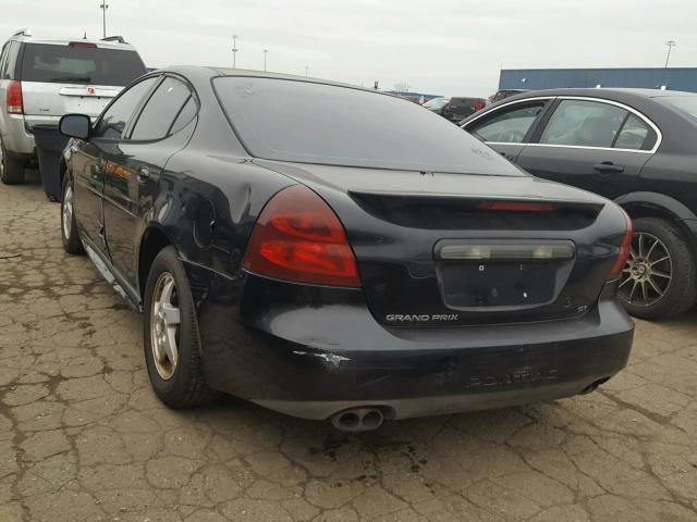 2G2WP522641314848 - 2004 PONTIAC GRAND PRIX BLACK photo 3