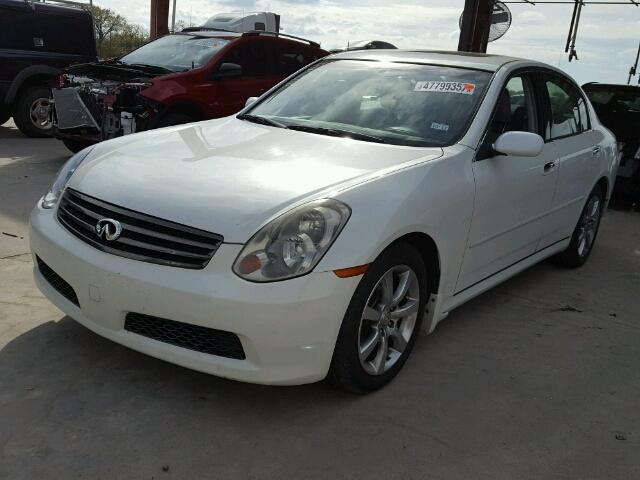 JNKCV51E56M502993 - 2006 INFINITI G35 WHITE photo 2