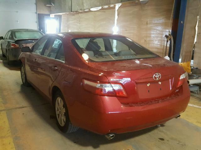 4T1BK46K49U097045 - 2009 TOYOTA CAMRY SE RED photo 3