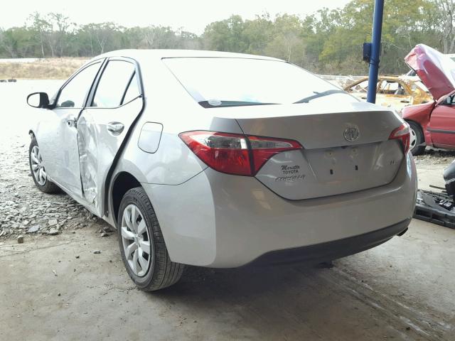 5YFBURHE2GP538233 - 2016 TOYOTA COROLLA L SILVER photo 3