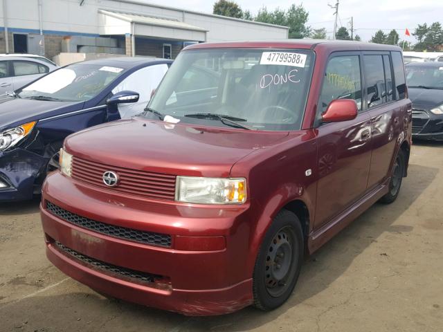 JTLKT334X64078131 - 2006 TOYOTA SCION XB Қызыл фото 2