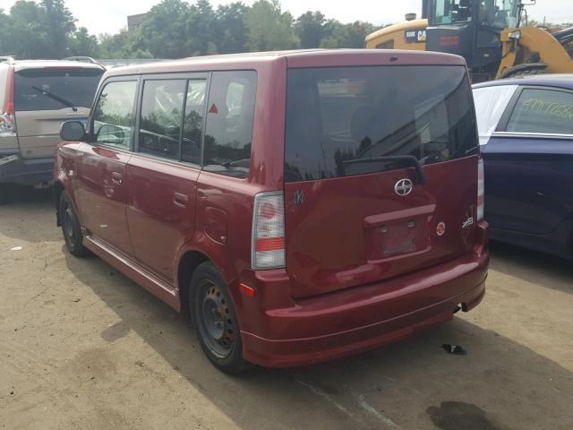 JTLKT334X64078131 - 2006 TOYOTA SCION XB Қызыл фото 3