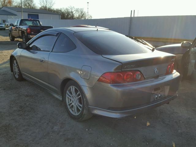 JH4DC54806S011873 - 2006 ACURA RSX GRAY photo 3