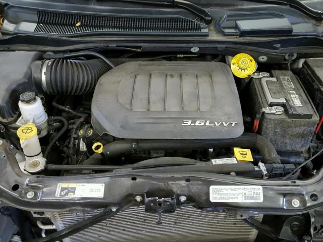 2C4RC1BG6ER461702 - 2014 CHRYSLER TOWN & COU BLACK photo 7