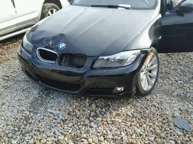 WBAPH7C57BE681414 - 2011 BMW 328 I BLACK photo 9