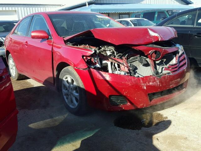 4T4BF3EK8AR084826 - 2010 TOYOTA CAMRY BASE RED photo 1