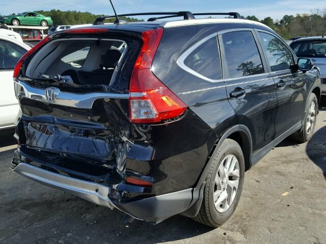 2HKRM3H70FH521360 - 2015 HONDA CR-V EXL BLACK photo 4