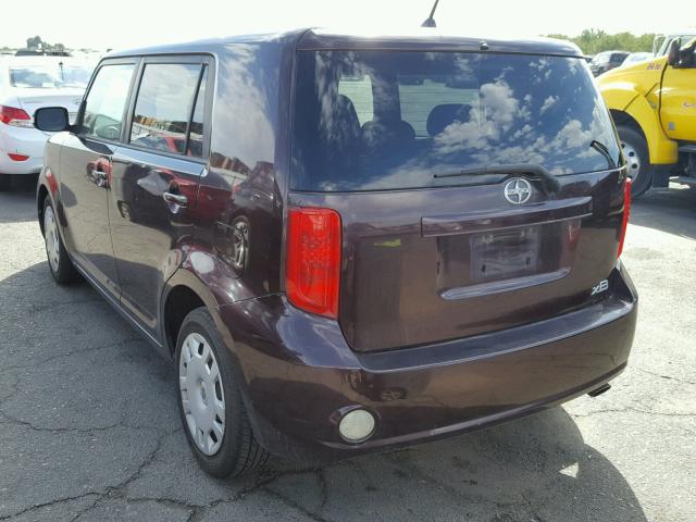 JTLKE50E781042470 - 2008 TOYOTA SCION XB Күлгін фото 3