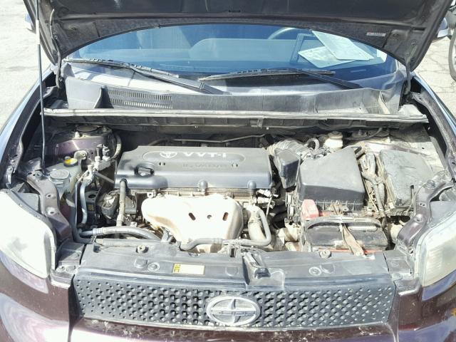 JTLKE50E781042470 - 2008 TOYOTA SCION XB Күлгін фото 7