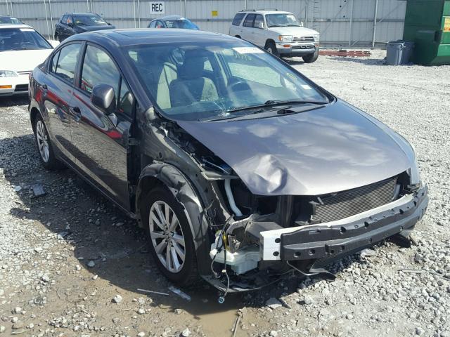 19XFB2F94CE039420 - 2012 HONDA CIVIC EXL GRAY photo 1