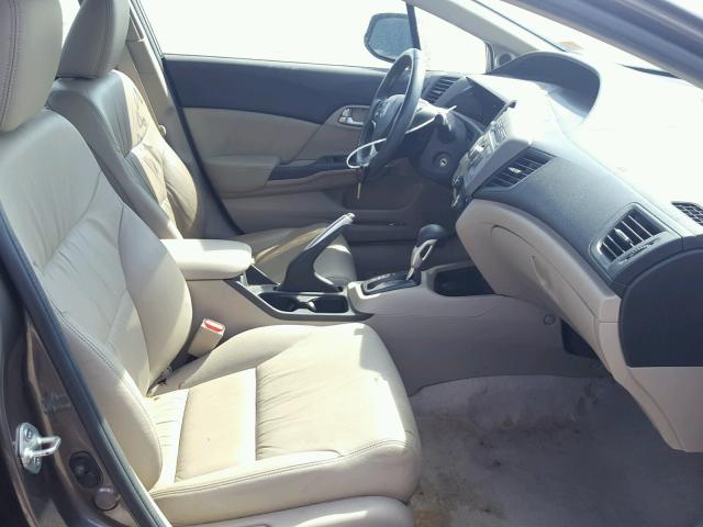 19XFB2F94CE039420 - 2012 HONDA CIVIC EXL GRAY photo 5