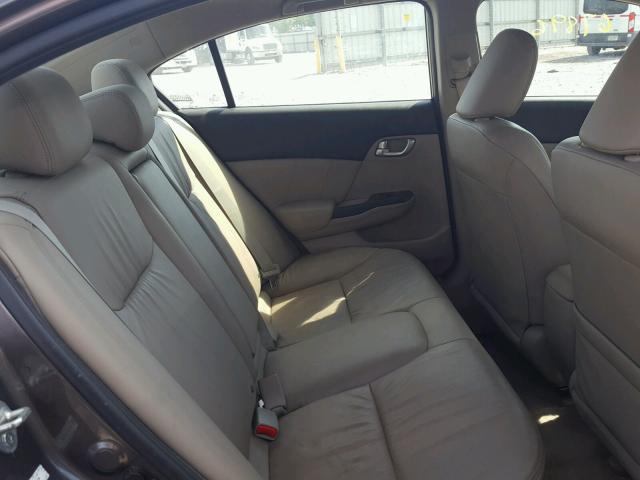 19XFB2F94CE039420 - 2012 HONDA CIVIC EXL GRAY photo 6