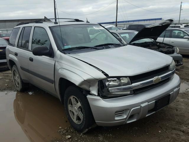 1GNDT13S352275957 - 2005 CHEVROLET TRAILBLAZE SILVER photo 1