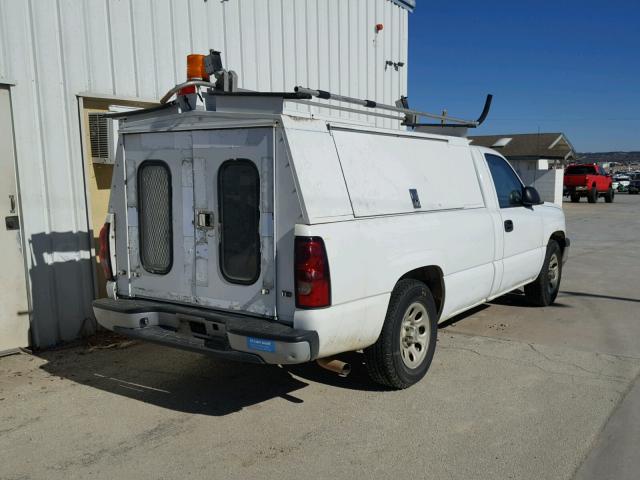 1GCEC14X47Z147129 - 2007 CHEVROLET SILVERADO WHITE photo 4