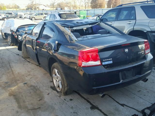 2B3KA33VX9H571925 - 2009 DODGE CHARGER SX BLACK photo 3