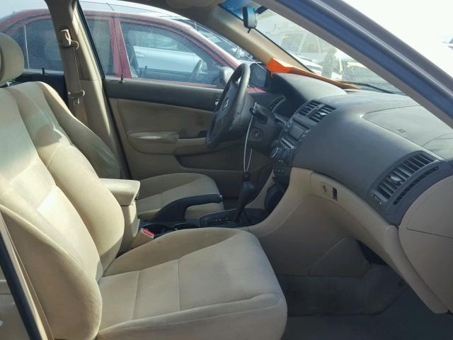 1HGCM56475A055847 - 2005 HONDA ACCORD LX GOLD photo 5