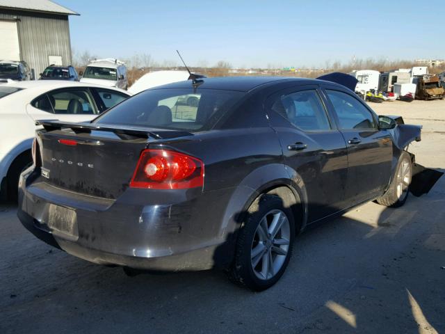 1B3BD1FG0BN524733 - 2011 DODGE AVENGER MA BLACK photo 4