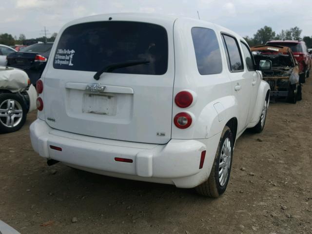 3GNDA13D58S642468 - 2008 CHEVROLET HHR LS Blanco foto 4